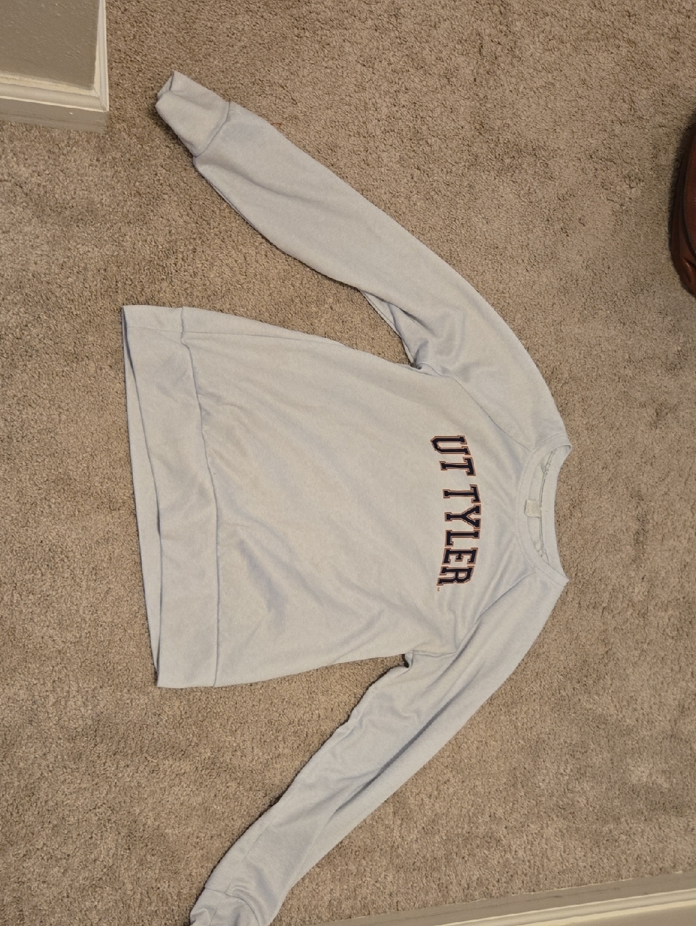 Light Blue Regular Fit Crewneck Tee